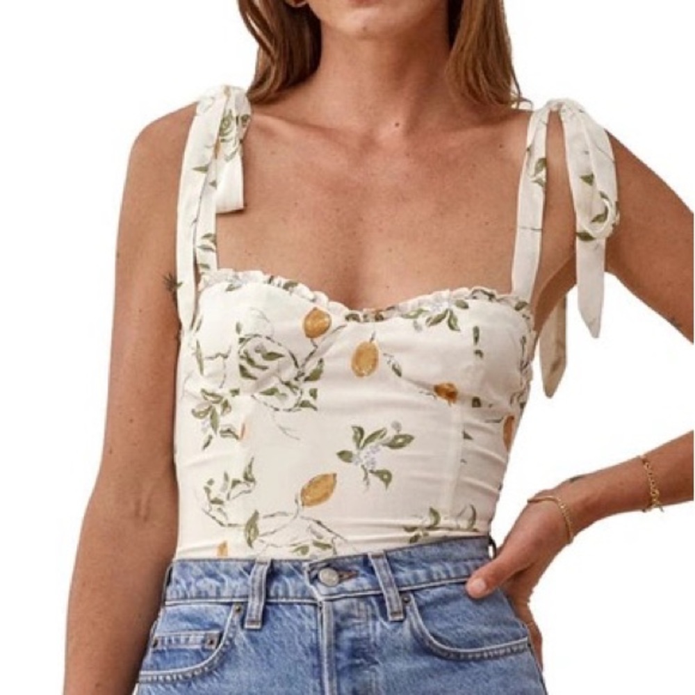ISO: Reformation Blanca Top in Citron